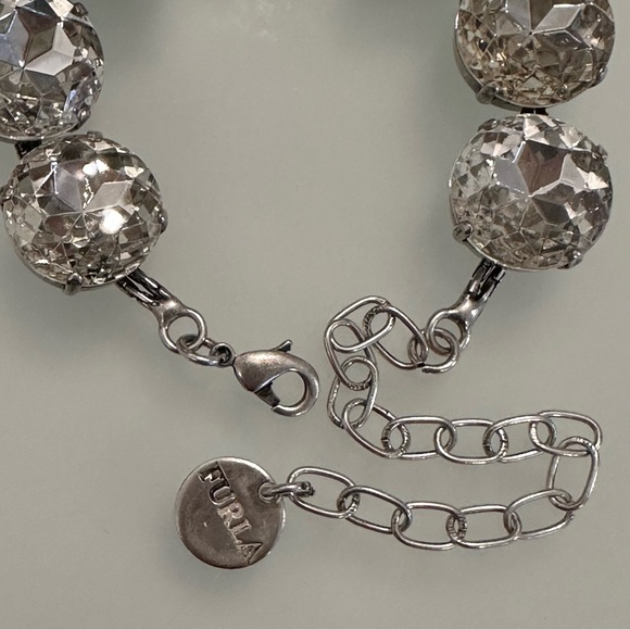 Furla | Vintage | Stunning Crystal Stone & Silver Bracelet - Picture 10 of 16